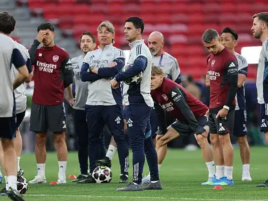 La última práctica del PSG, que buscará retener el título.