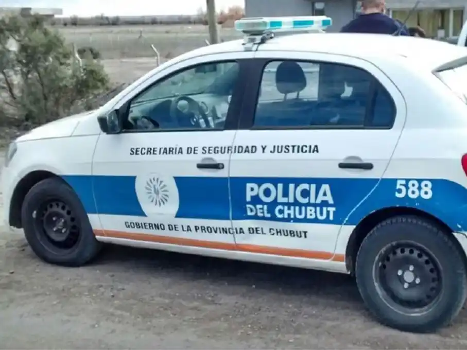 El agresor comenzó a lanzar golpes a los policías después de negarse a abandonar la vivienda (Foto: Policía de Chubut)