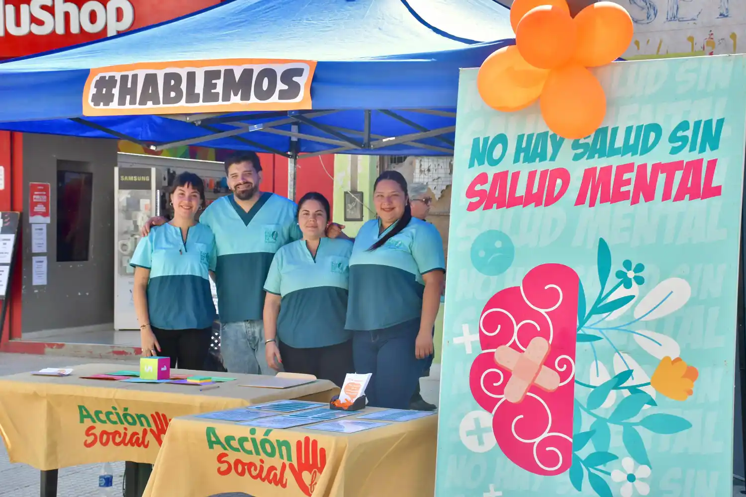 Conmemoran el Día del Psicopedagogo con un stand informativo en la Peatonal Rivadavia