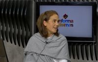 La consejera escolar Diana Balbin en el piso de Informadísimas