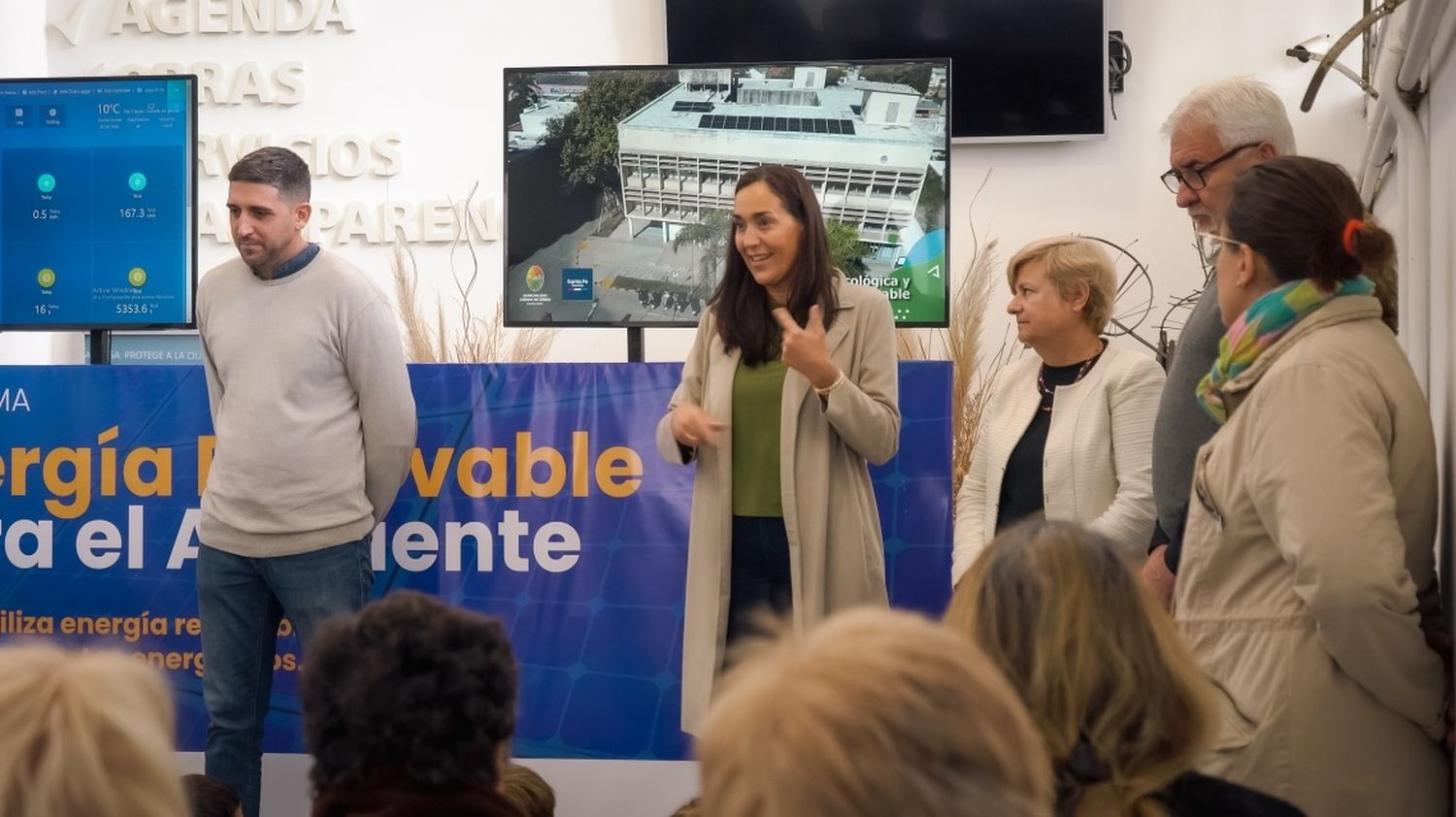 La Provincia puso en marcha una planta fotovoltaica en Cañada de Gómez