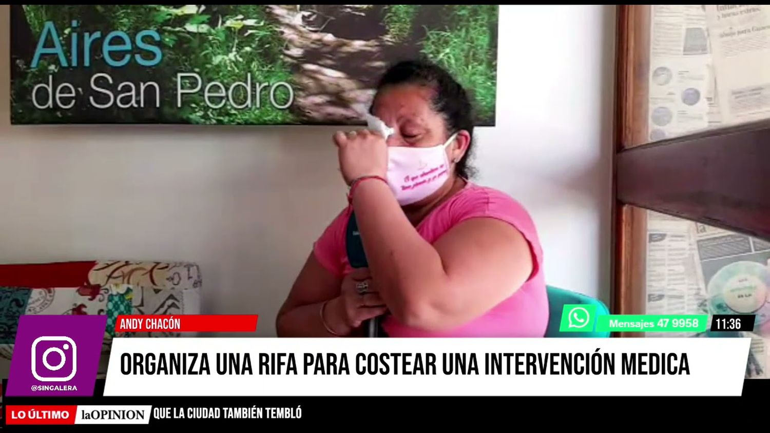 La paciente oncológica Andy Chacón organizó una nueva rifa para operarse