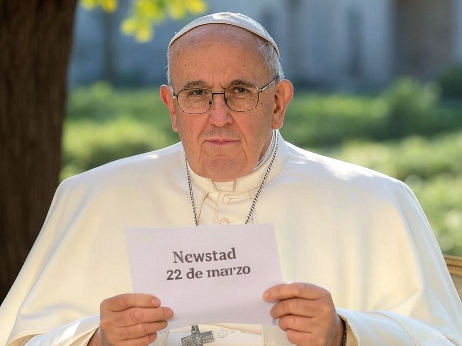 Santoral. Francisco, leyendo el Santoral del 22 de marzo.