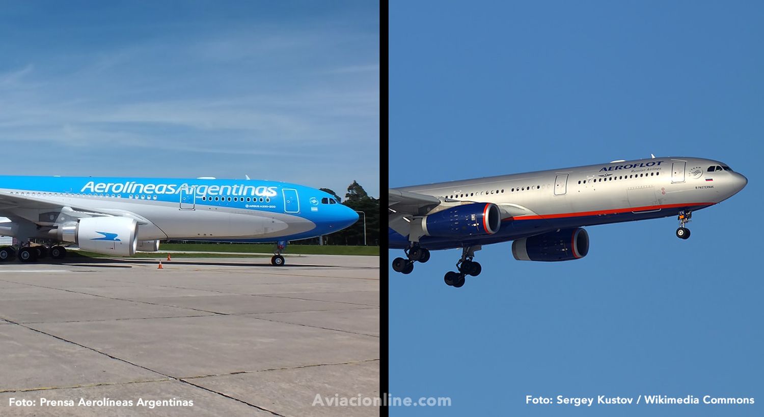 Aprobaron acuerdo de código compartido entre Aerolíneas Argentinas y Aeroflot