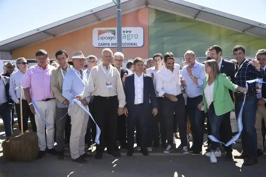 Kicillof en Expoagro: “Estoy gratamente impresionado”