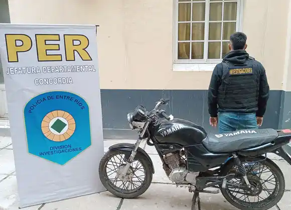 La policía recuperó una motocicleta robada que era publicitada en redes sociales