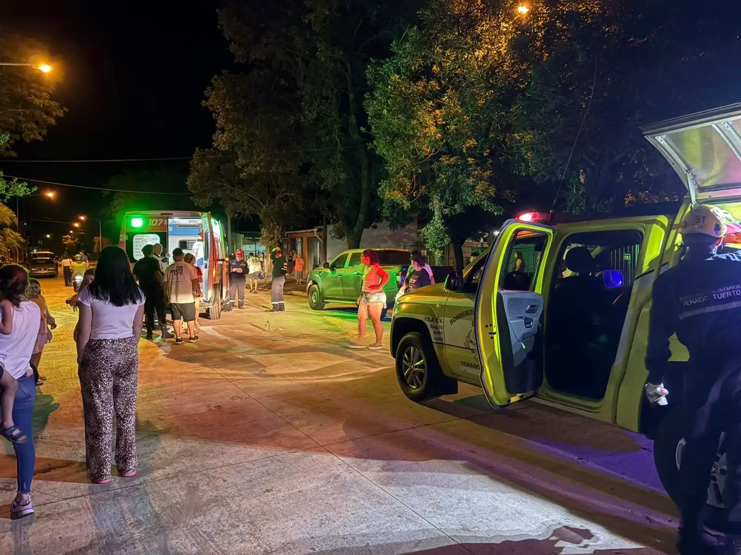 Otra vez un perro suelto estuvo a punto de generar un hecho de gravedad en las calles. Foto: BVVT