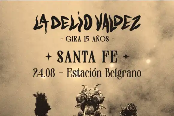 Últimas entradas para el show de la Delio Valdez en la Estación Belgrano 