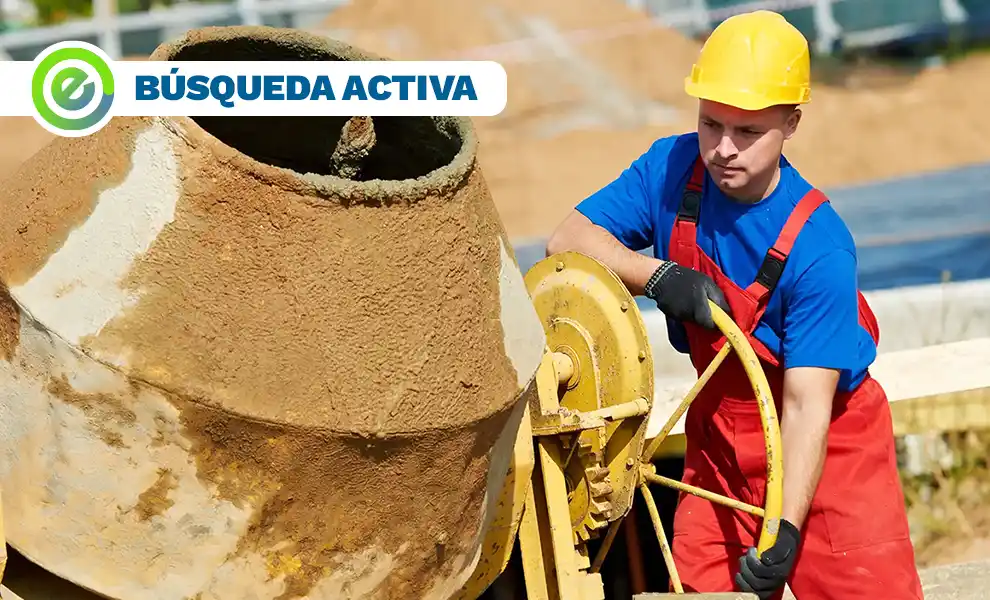 Se busca operario para hormigonera en Tandil