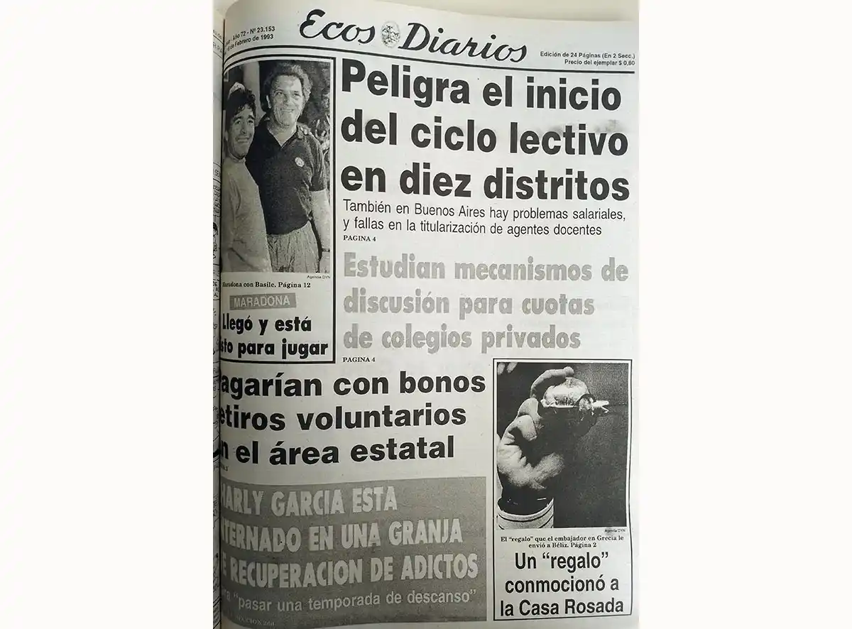 Martes 16 de febrero de 1993
