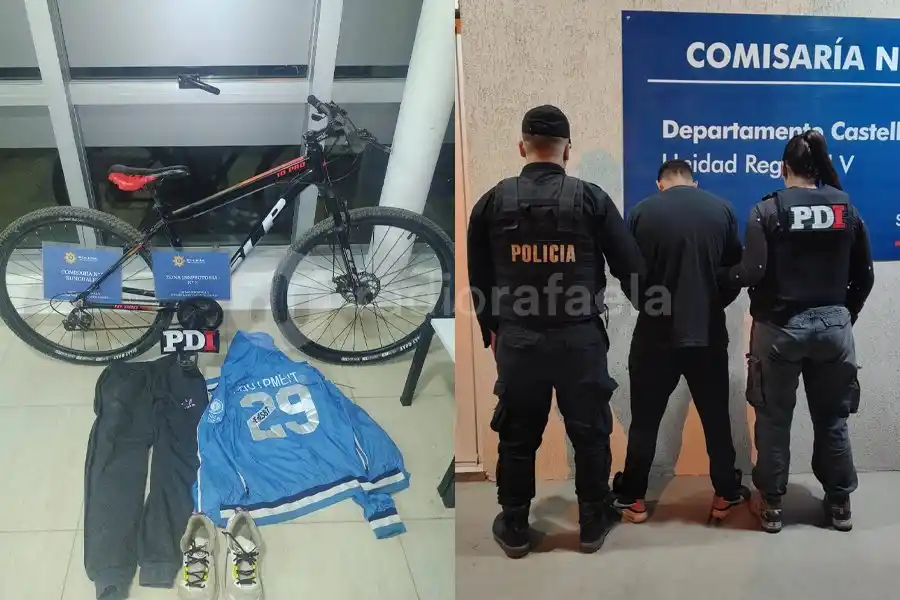 Cayó “Pitu”: a mano armada, asaltó una agencia de quiniela y una aseguradora