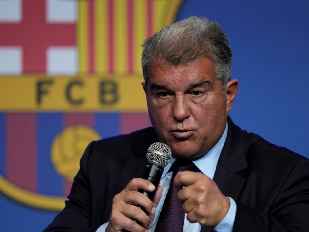 Joan Laporta,presidente del Barcelona FC