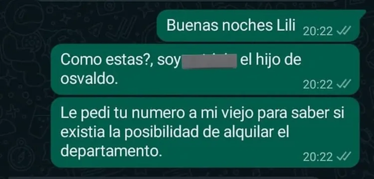 Consultó por un alquiler, y el chat se volvió viral por un error en la respuesta