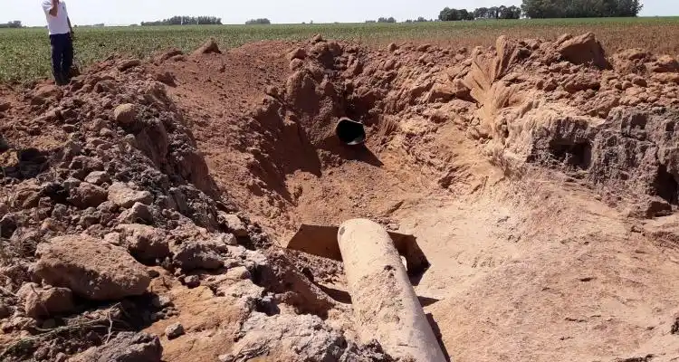 Explotó un caño de gas en un campo de Colegiales