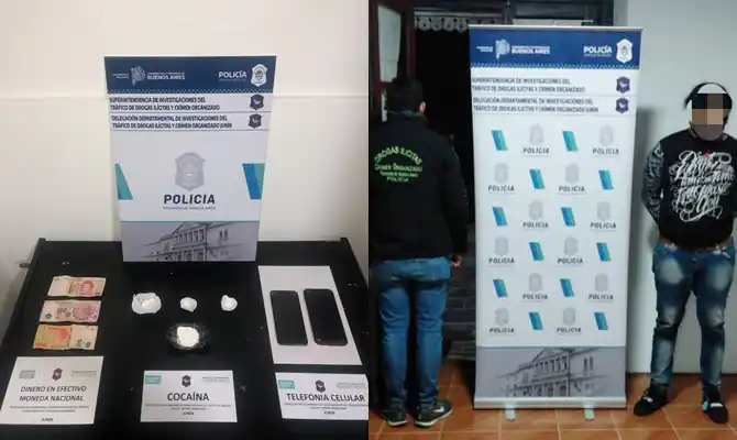 Chacabuco: Dos ciudadanos dominicanos detenidos con cocaína y en auto robado