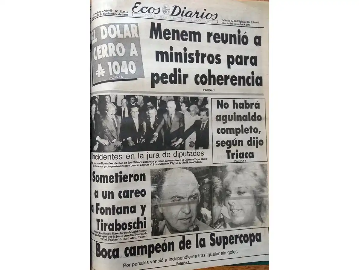 Viernes 1 de diciembre de 1989