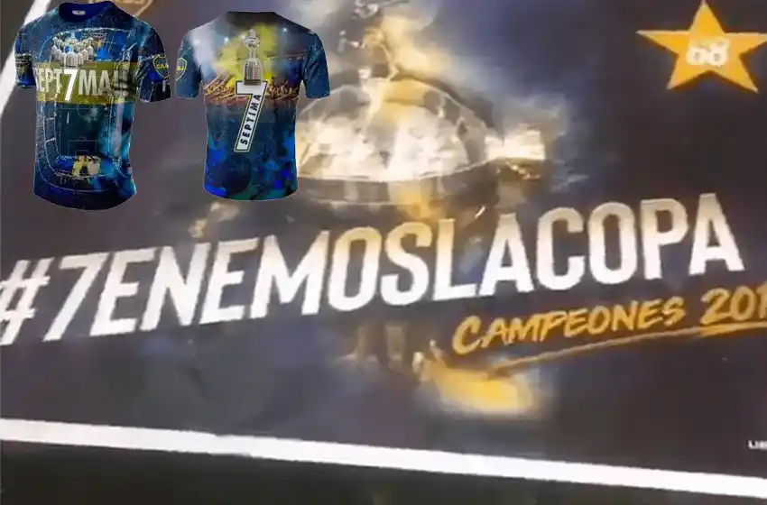 Los afiches y las camisetas que tuvieron que guardar los hinchas de Boca luego de perder la final ante River