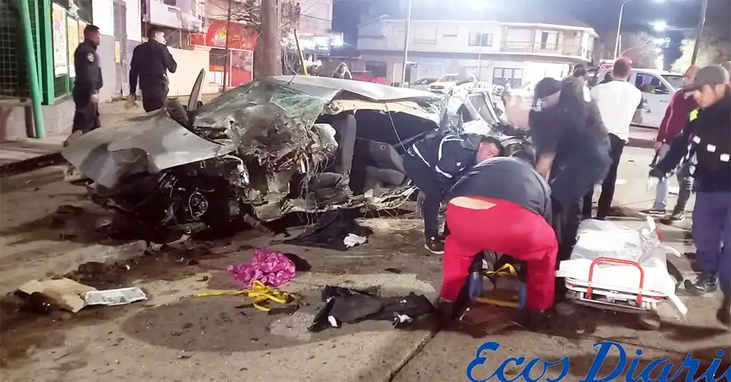 Impactante accidente en 59 y 38