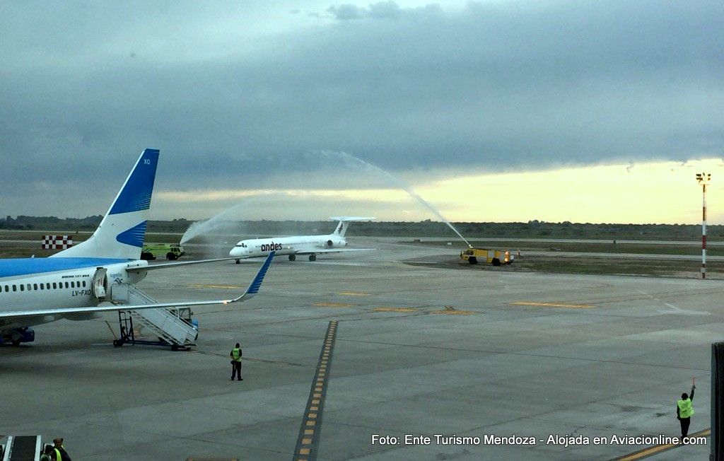 Andes Líneas Aéreas inauguró sus vuelos entre Buenos Aires y Mendoza
