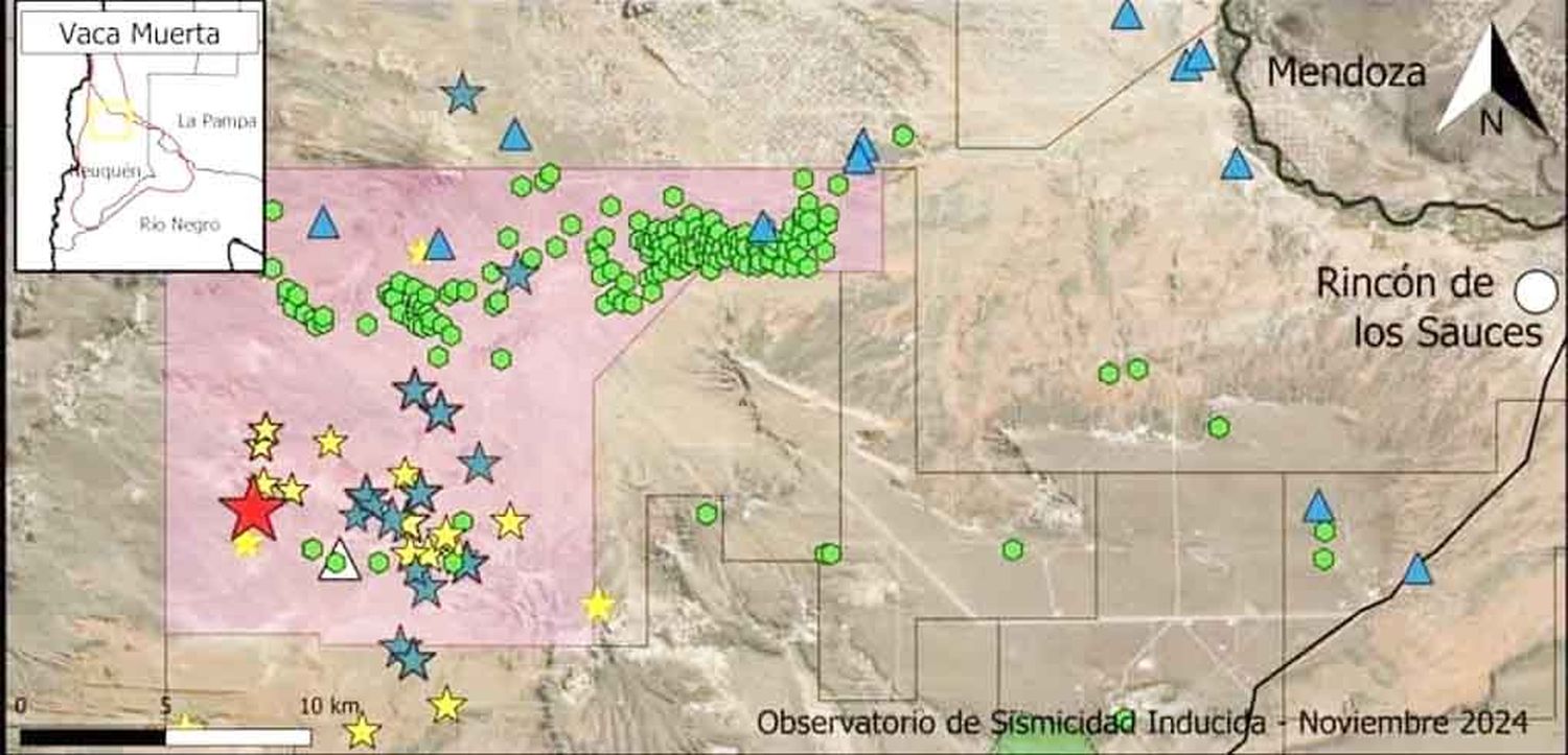 Nuevo sismo en Vaca Muerta. Eleva a 58 los registros en 2024