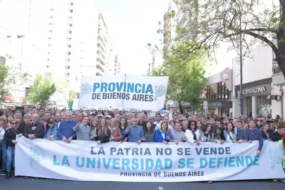 Las fotos de la Provincia en la Marcha Federal Universitaria, principales declaraciones y datos de color de la jornada