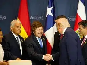 Javier Milei ratificó su alianza con Donald Trump en la cumbre Escudo de las Américas