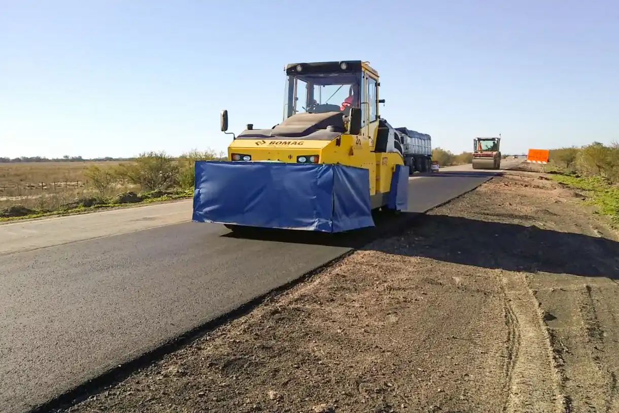 Más de 90 por ciento de avance en la obra de bacheo del acceso a Ibicuy
