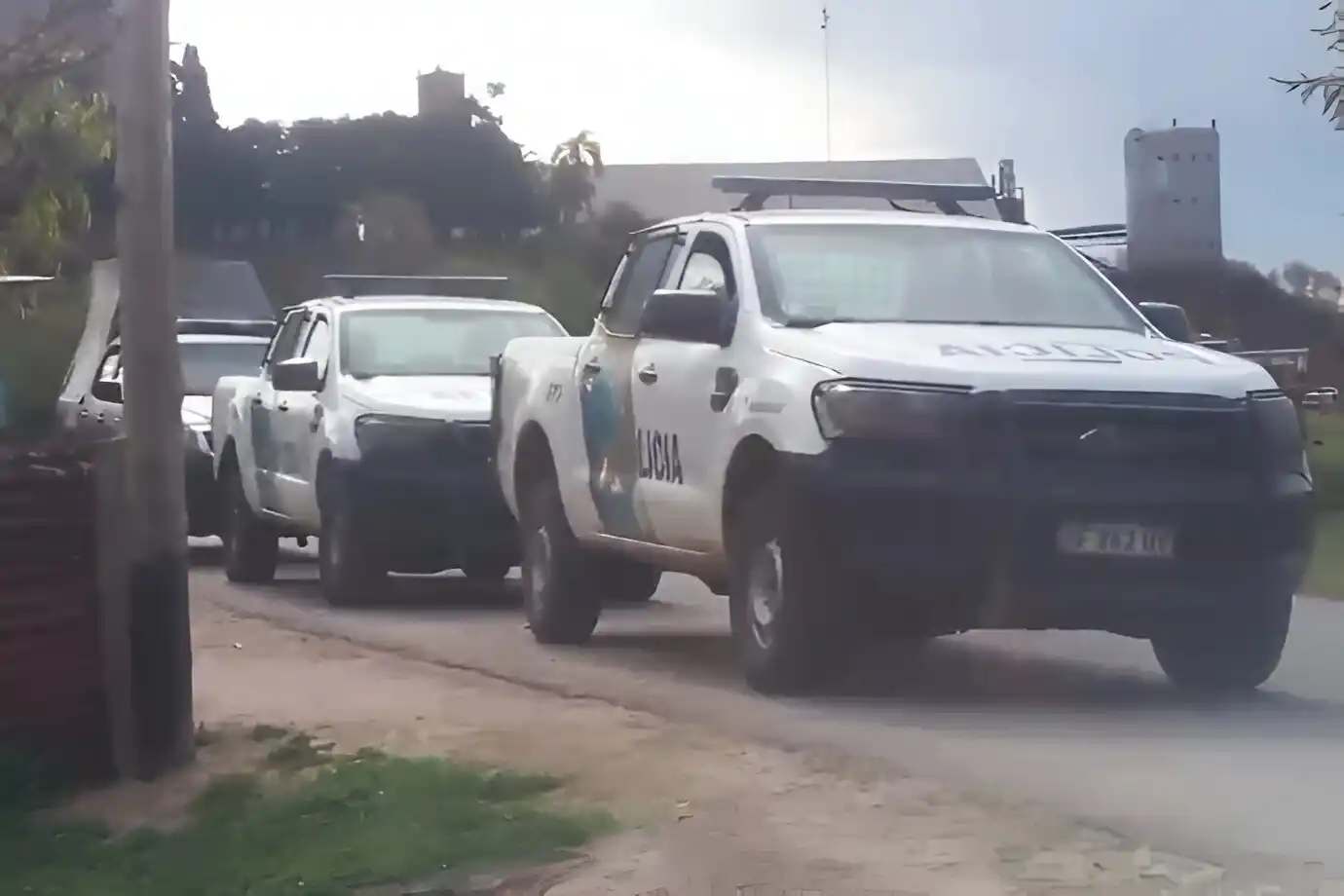 En el Bajo Puerto los vecinos vieron una gran cantidad de patrulleros el viernes por la tarde.