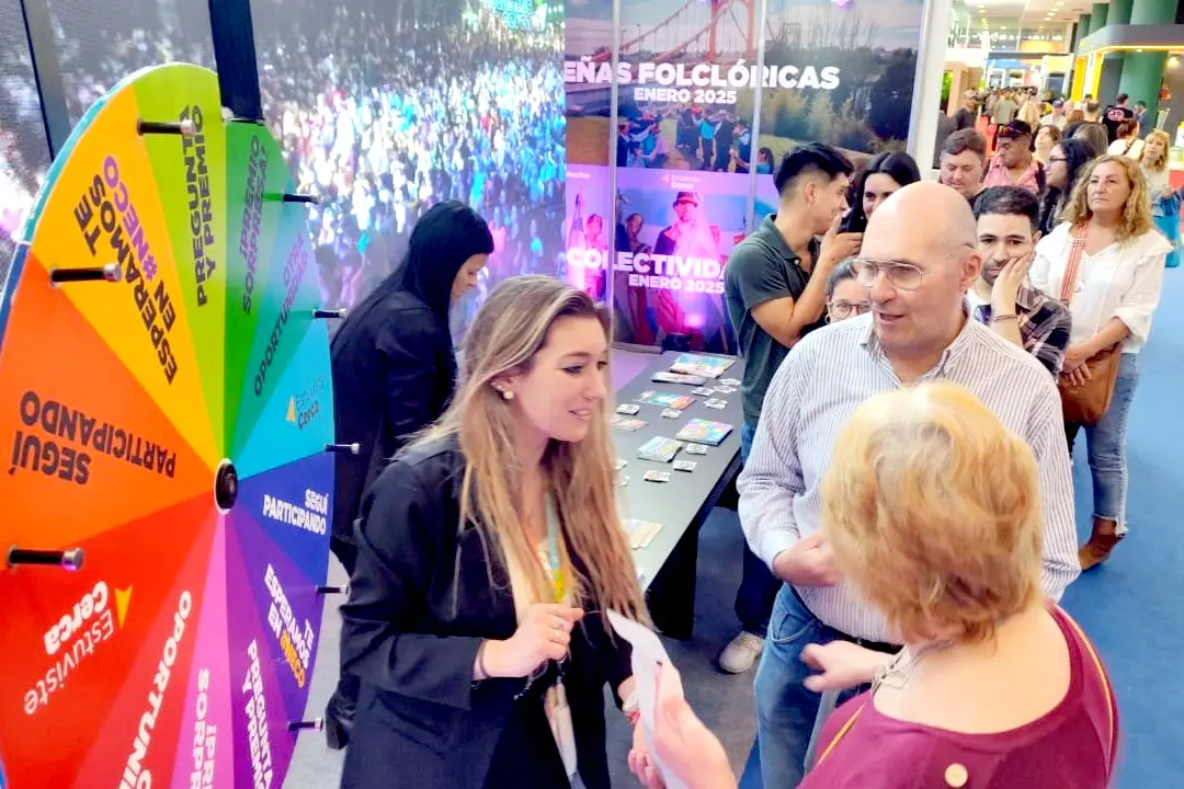 Numerosas visitas. Tuvo el stand de Necochea en la FIT