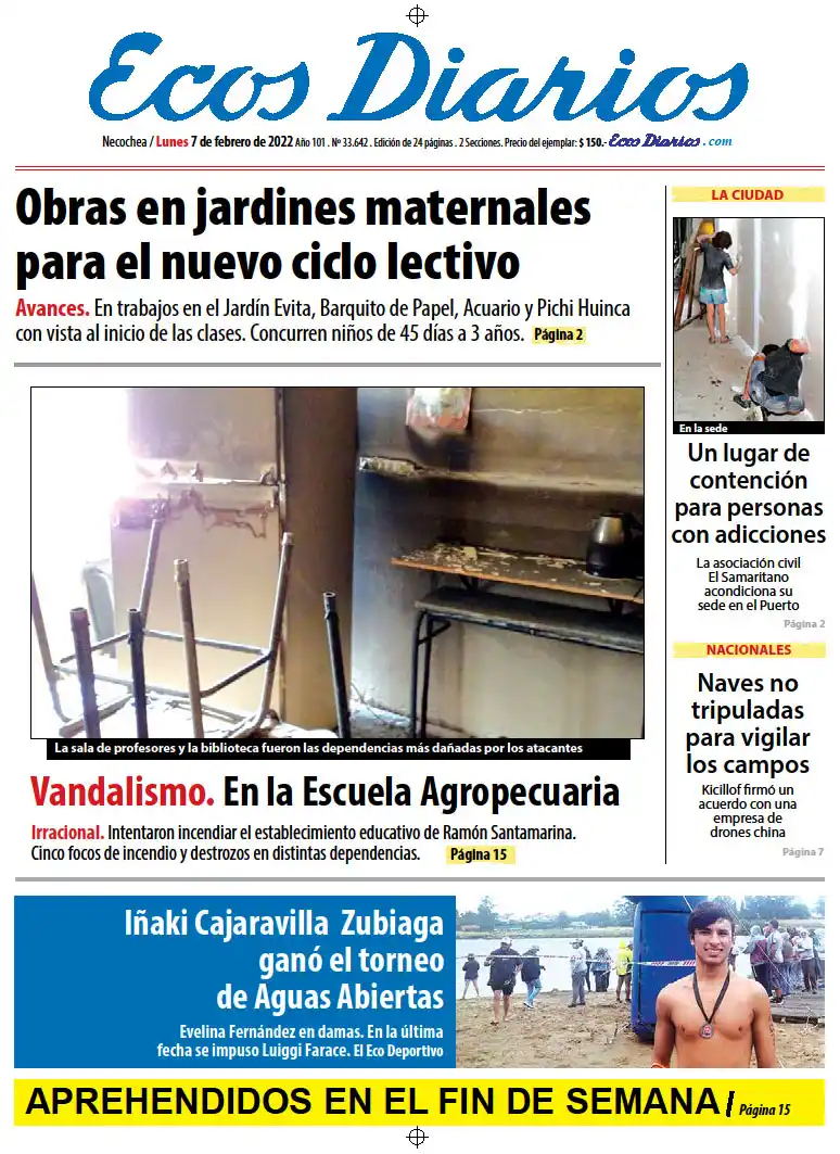 Tapa del 7 de febrero de 2022