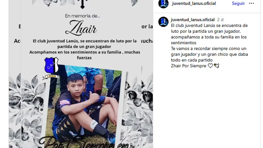 Lanús: despidieron con disparos y caravana al adolescente abatido tras un intento de robo