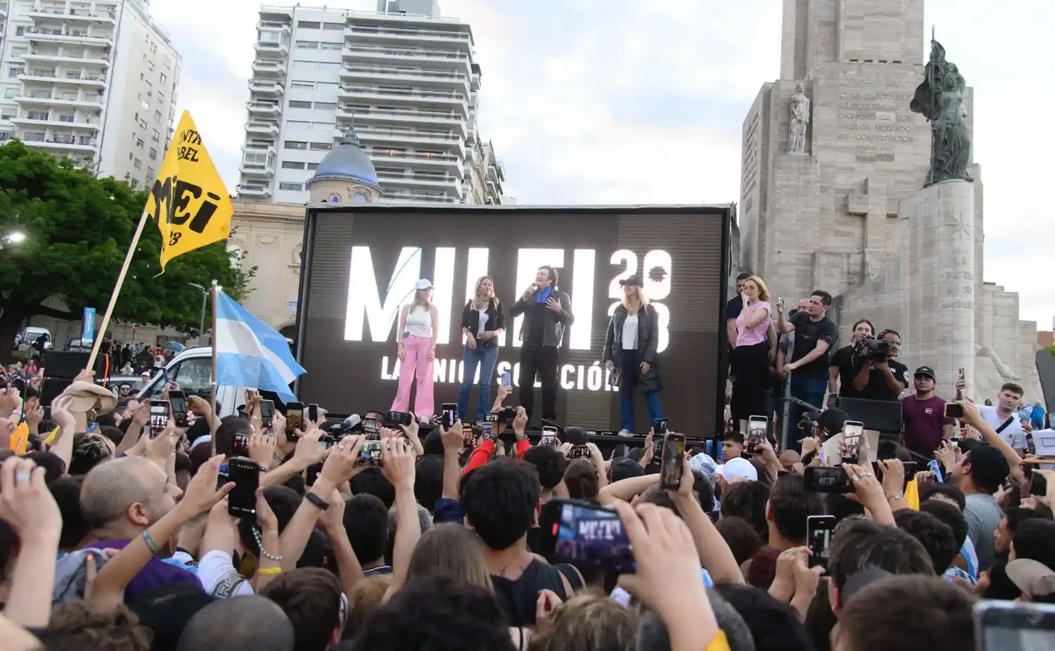 El candidato liberal había estado en Rosario el martes pasado.  Archivo/Marcelo Manera.
