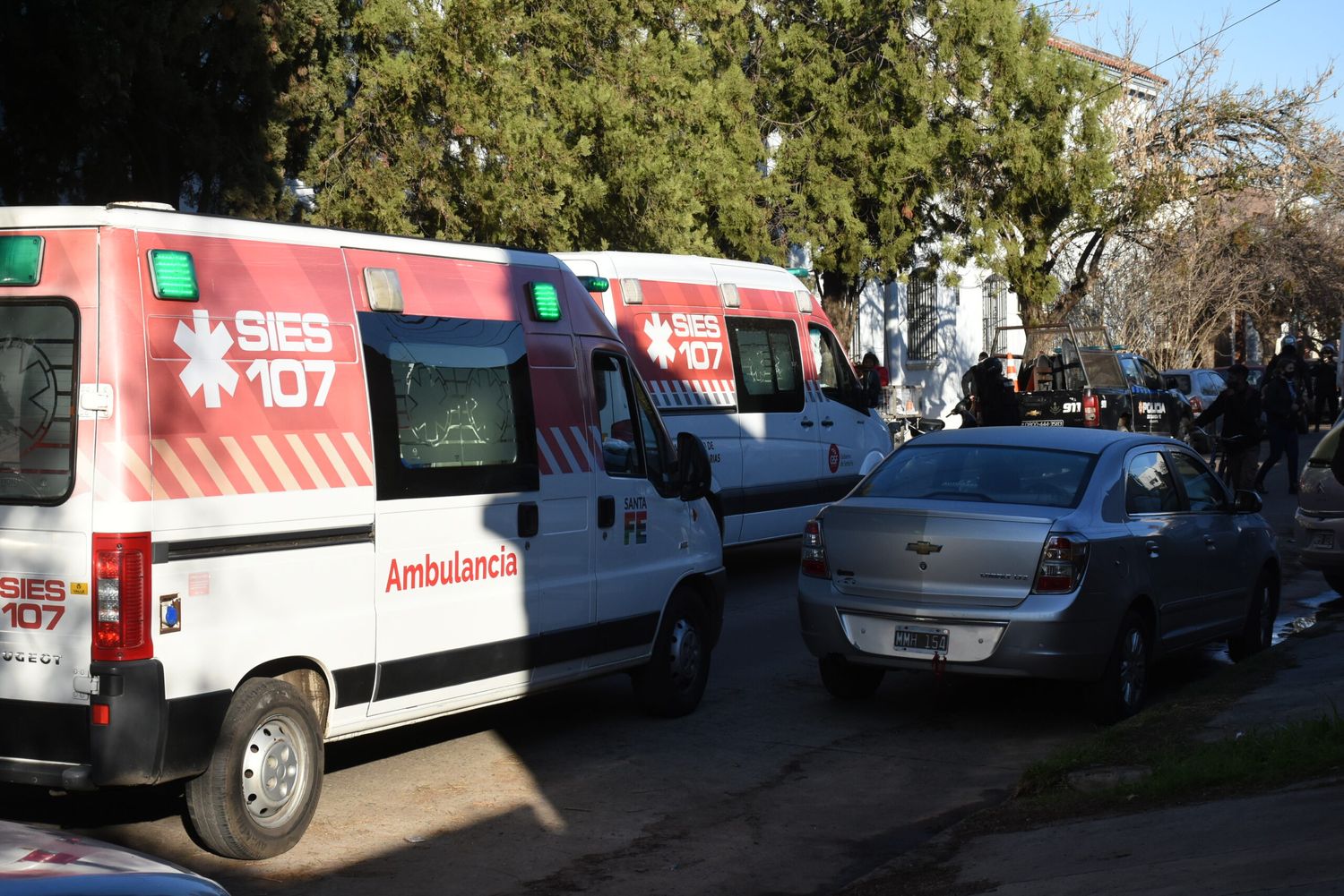 Dos policías hospitalizados tras la explosión en la URI