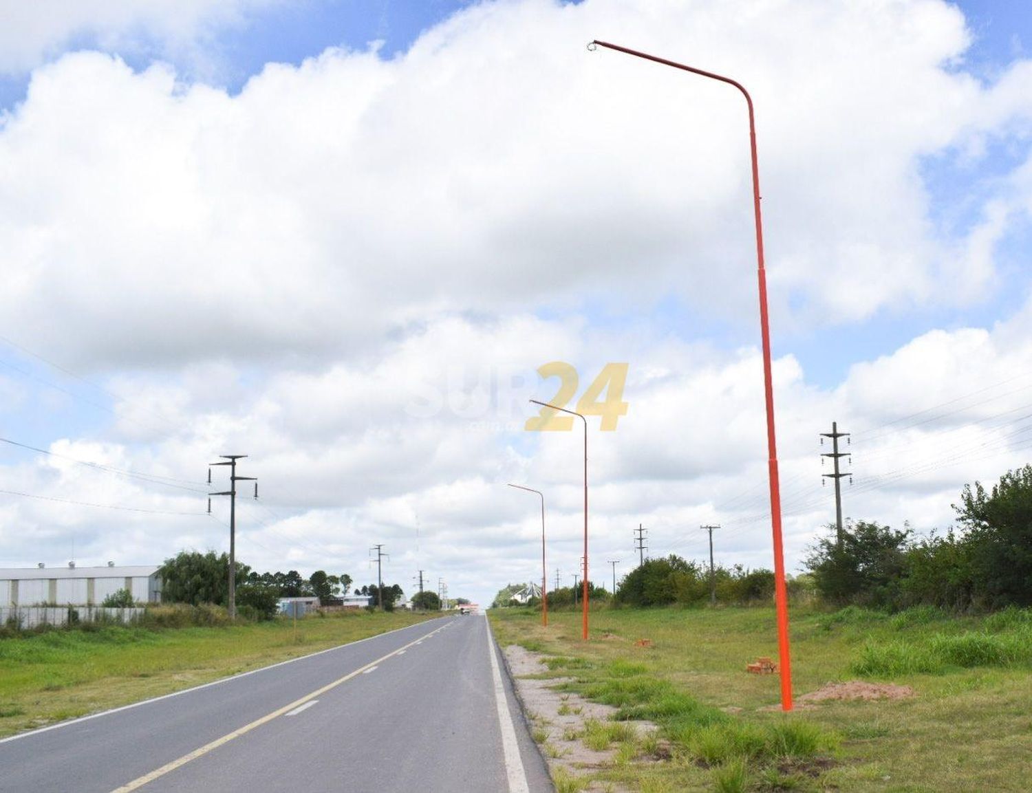 Venado Tuerto: avanza obra de iluminación impulsada por Enrico y la Municipalidad