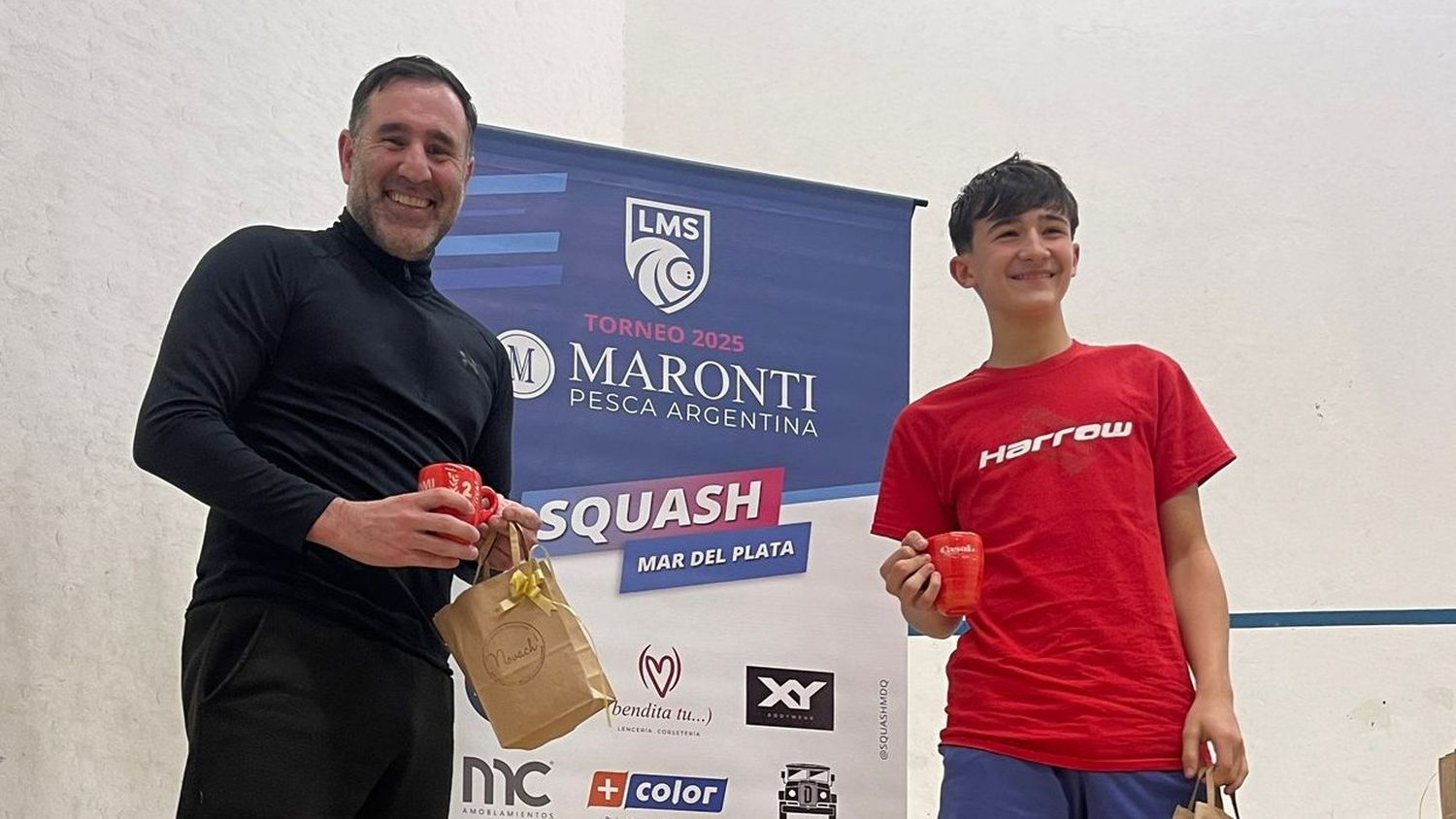 Galileo Climaco y Tomás Decker, finalistas de segunda categoría