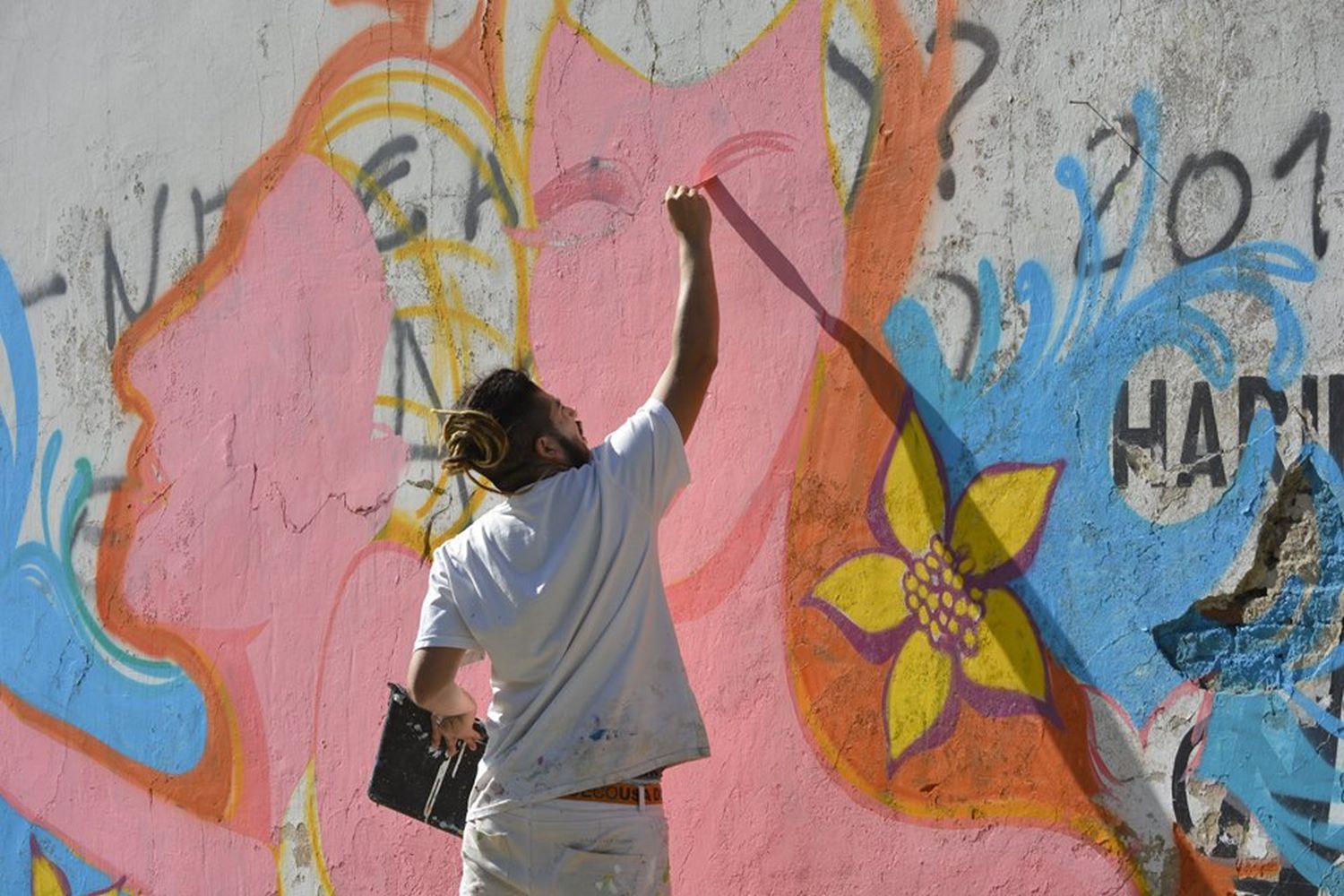 En Diamante se realizó el Encuentro de Arte Callejero