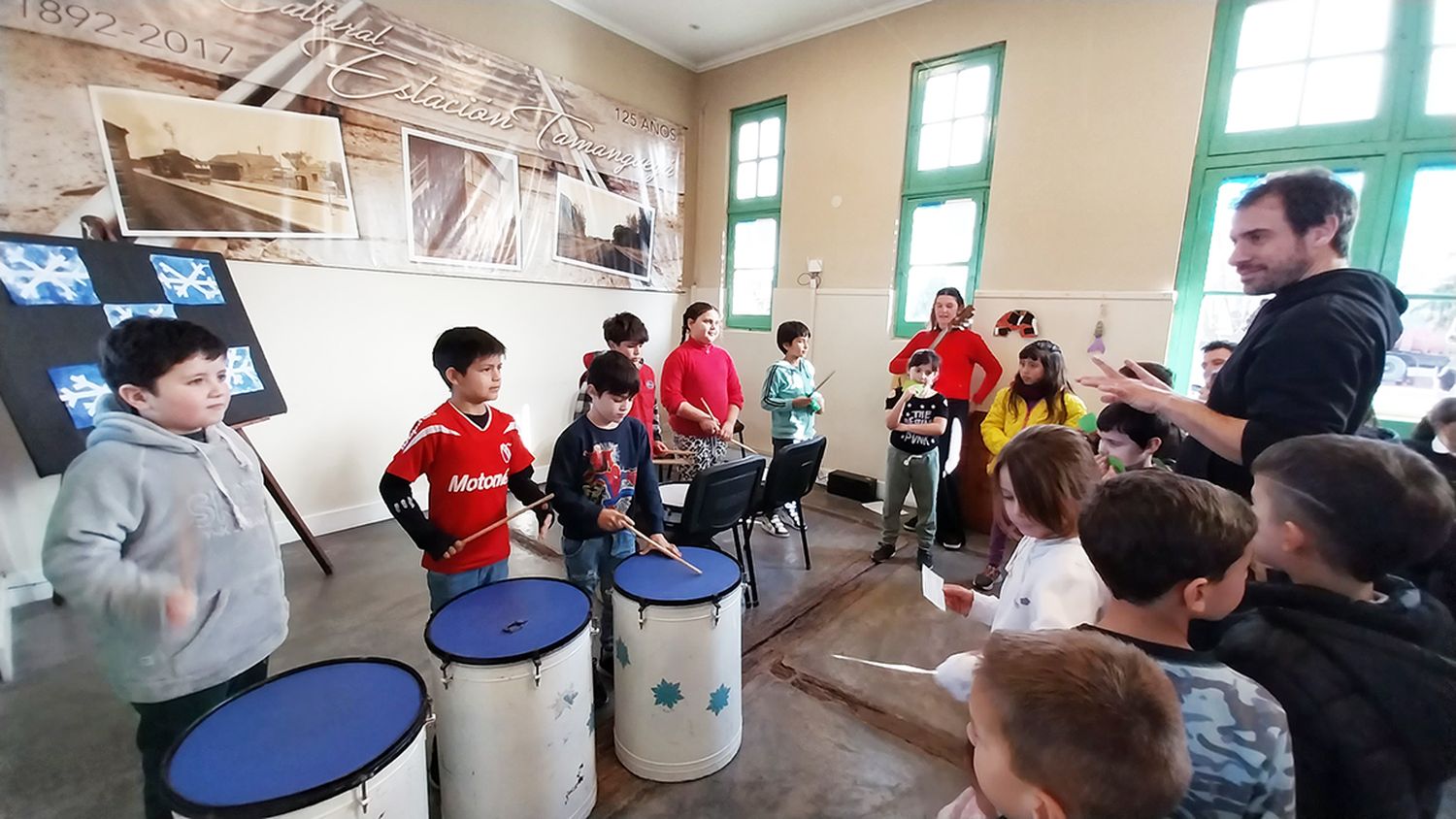 Actividades. Música y recreación en Lobería, San Manuel y Tamangueyú