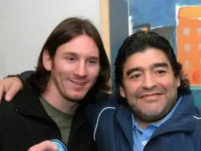 Messi alcanzó el récord de goles de Maradona
