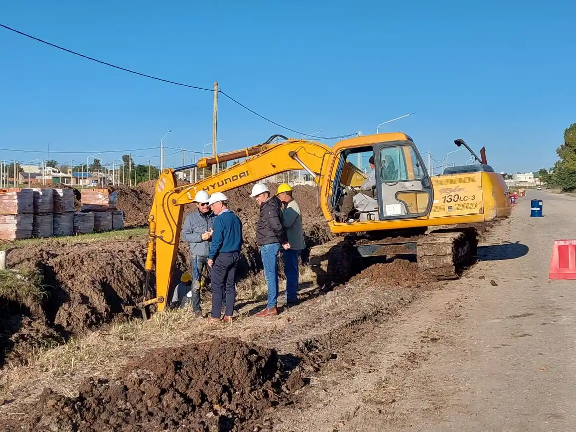 Avanza el canal de calle Libertad con el objetivo de jerarquiza ese acceso a la ciudad