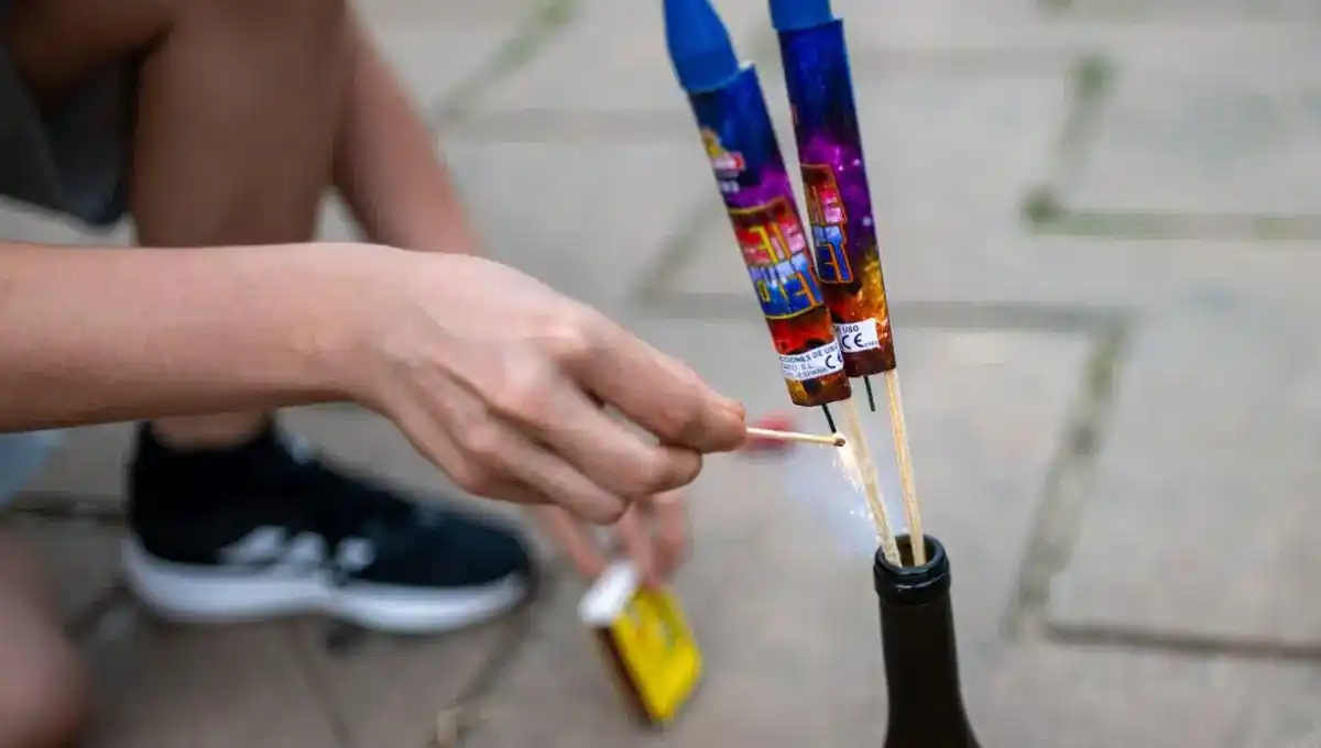 Nochebuena: solo tres quemados leves por pirotecnia en toda la provincia