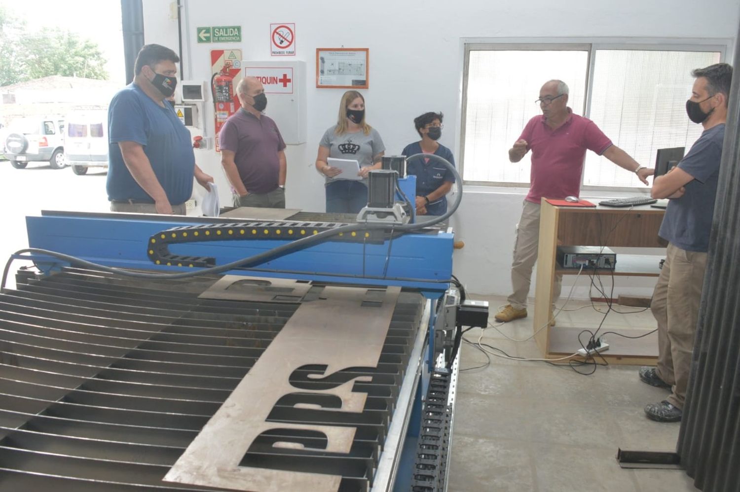 Con la incorporación de nueva maquinaria se fortalece el proyecto del Polo Social y Productivo