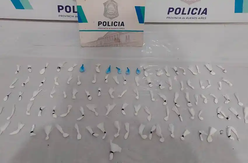Droga en la Vieja Terminal: caen "Luna" y "Violeta" con 101 envoltorios de cocaína