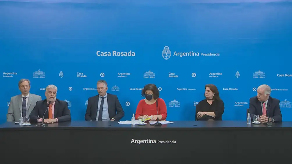 Carla Vizzotti y Roberto Feletti, durante la presentación de ayer.