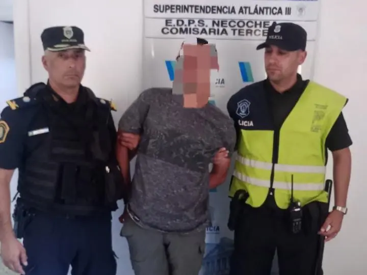 El hombre fue aprehendido