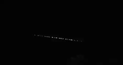 Extrañas luces en el cielo