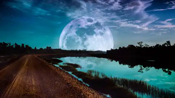 La impresionante Súper Luna Azul de agosto