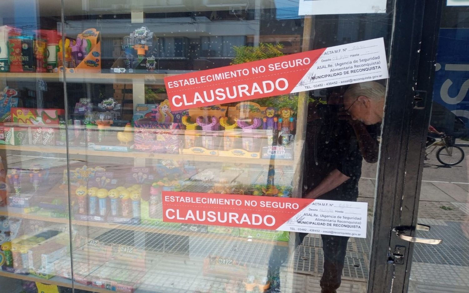 ASSAL clausuró un kiosco sin habilitación