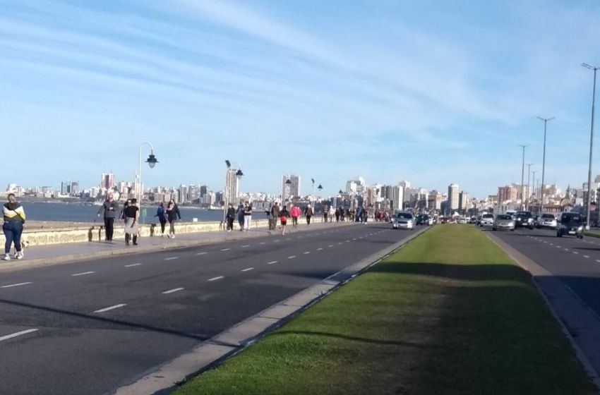 Así está la costa en el tercer día de confinamiento en Mar del Plata