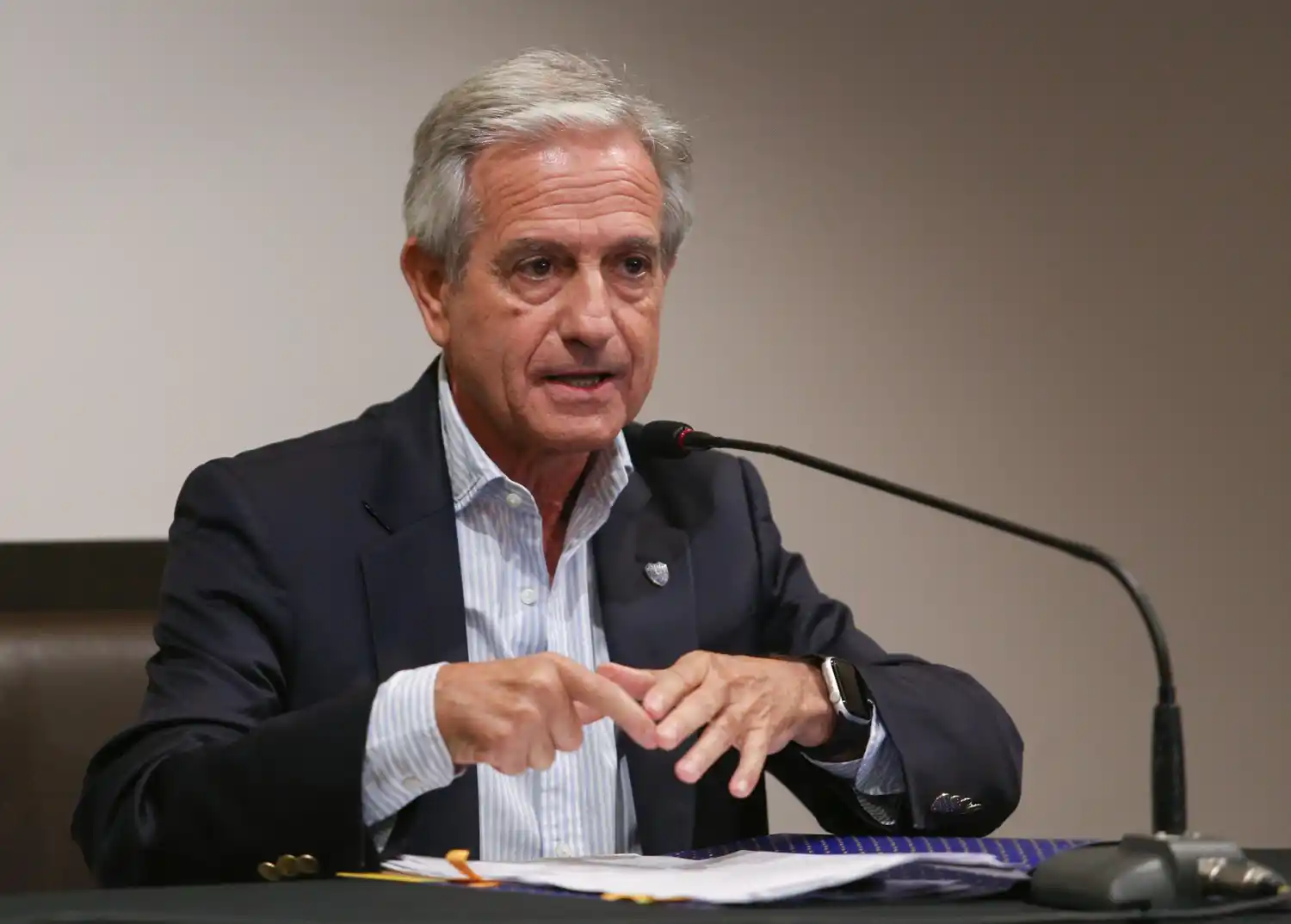 Ibarra, el candidato opositor.