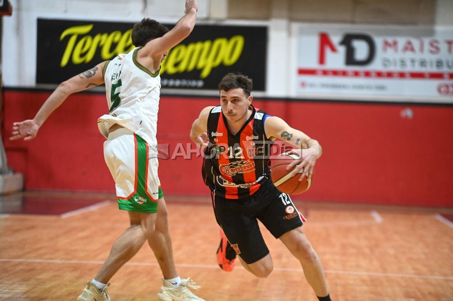 Leando Quarroz fue uno de los puntales ofensivo de Central con 16 puntos (crédito: MR Fotografía).